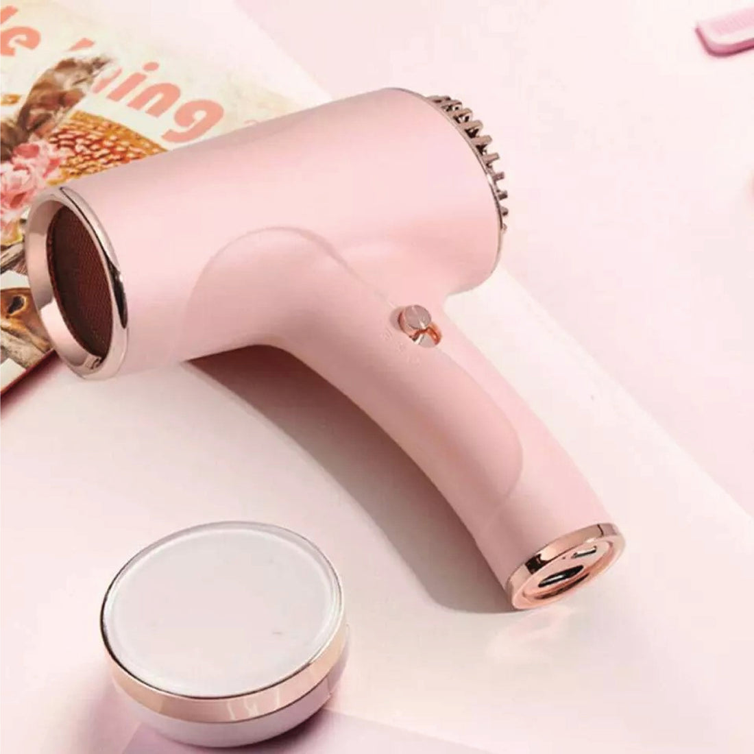 Portable Rechargeable USB Cordless Hair Dryer