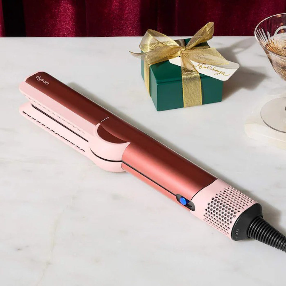 Dyson Airstrait straightener Strawberry Bronze Blush Pink